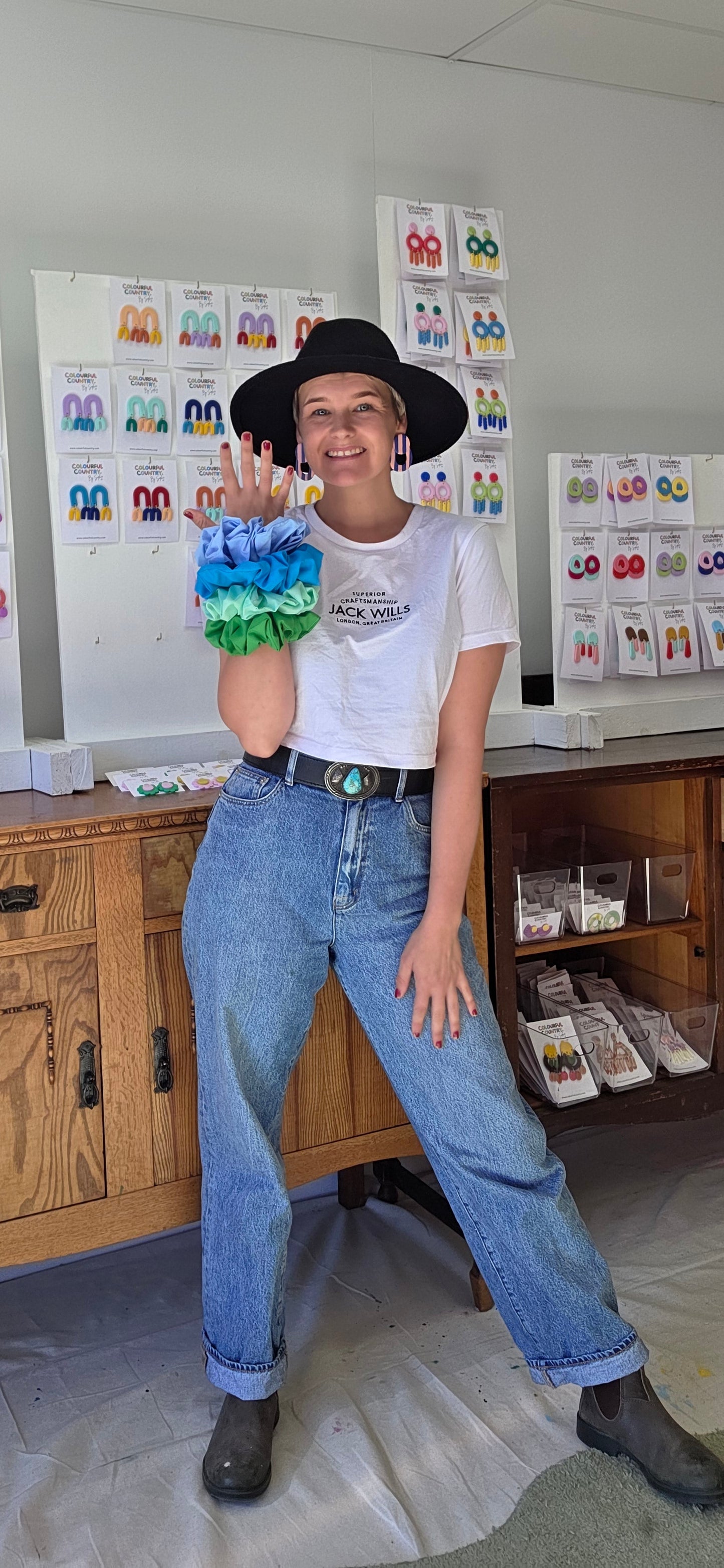 JUMBO SCRUNCHIE ~ Mint