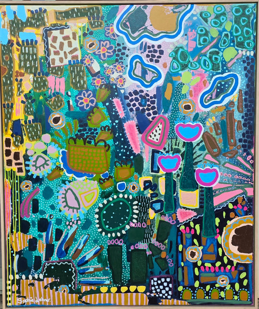 Chaos & Bloom.                            Original Artwork                120cm x 100cm