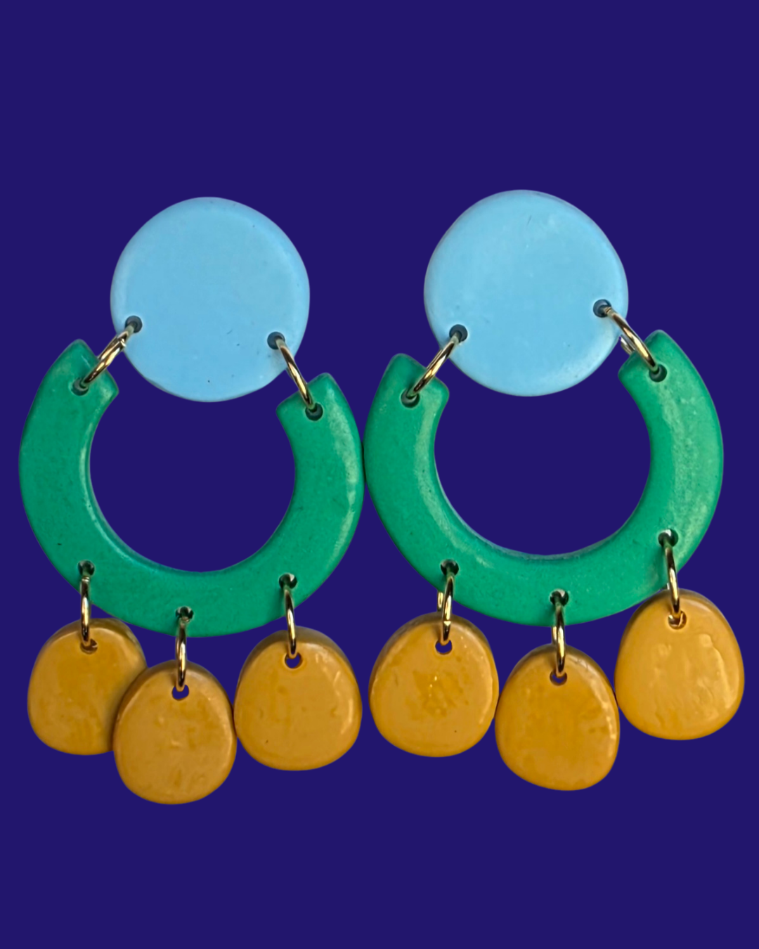 ITTY BITTY BETTY'S ~ Green, Mustard, Baby Blue