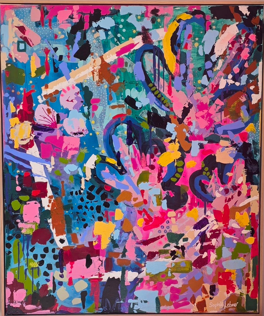 Purposeful Chaos.                       ORIGINAL ARTWORK      120cm x 100cm