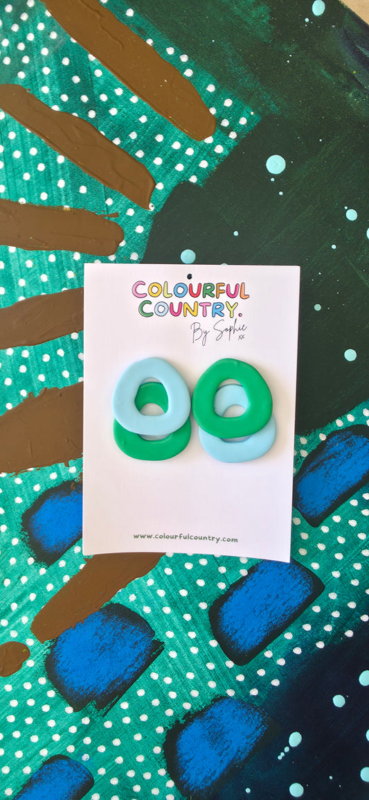 Vice Versa's ~ Bright Green, Light Blue