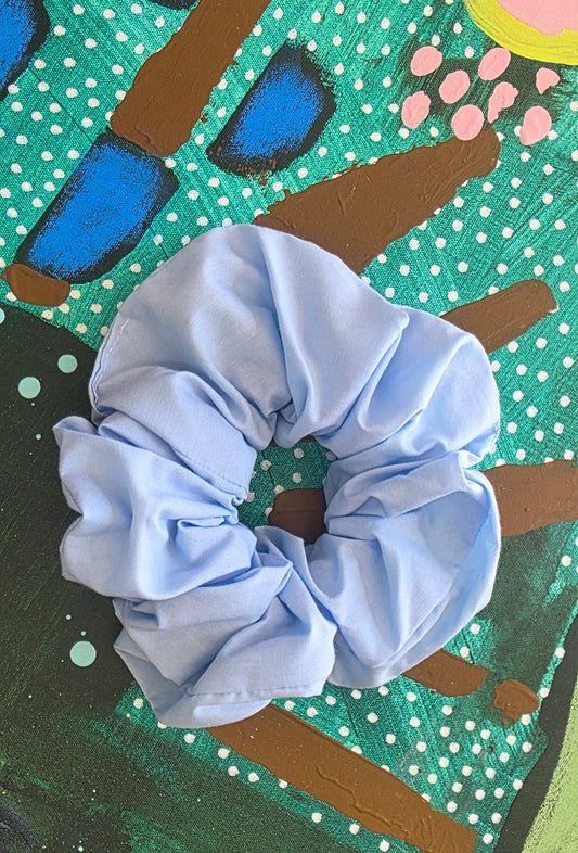 JUMBO SCRUNCHIE ~ Light Blue